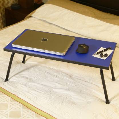Flipkart Perfect Homes Studio Engineered Wood Portable Laptop Table  (Finish Color - Blue)