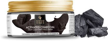 Good Vibes Deep Cleansing Face Mask Activated Charcoal Price In India Buy Good Vibes Deep Cleansing Face Mask Activated Charcoal Online In India Reviews Ratings Features Flipkart Com ~products mentioned~ good vibes activated charcoal face mask. good vibes
