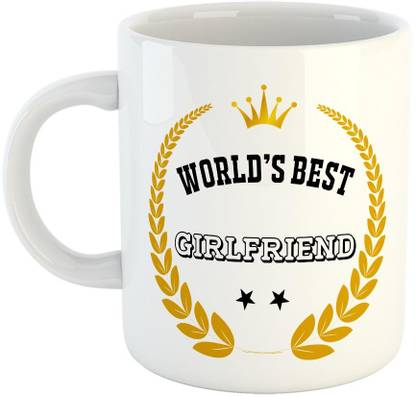 Fabtoday World S Best Girlfriend Coffee Best Gift For Girlfriend Color White 0529 Ceramic Coffee Mug Price In India Buy Fabtoday World S Best Girlfriend Coffee Best Gift For