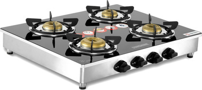sunshine trendo 3 burner toughened glass gas stove