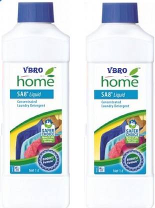 Vbro Home Sa8 Liquid Concentrated Laundry Detergent 1 L Pack Of 2 Multi Fragrance Liquid Detergent Price In India Buy Vbro Home Sa8 Liquid Concentrated Laundry Detergent 1 L Pack Of 2