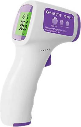 Amkette 429 Contactless Medical Infrared Thermometer (White)