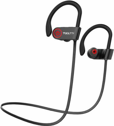 Fire-Boltt BN1300 Bluetooth Headset  (Black, In the Ear)