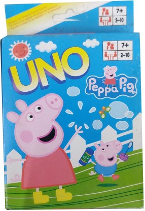 FAMILLY CARD BOARD GAME UNO playing cards game PEPPA PIG 