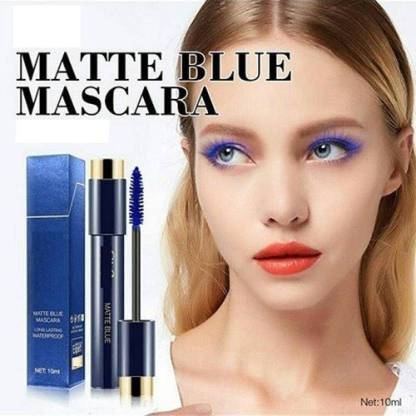 AJDP best most demanding waterproof blue mascara smudgeproof high volume volumizing included matte mascara for professional look 10 ml - Price in India, Buy AJDP best ever most demanding waterproof