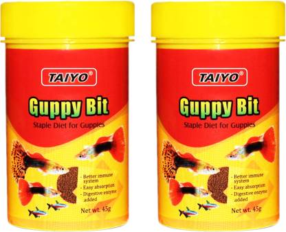 Taiyo Guppy Bit Fish Food Fish 0 45 Kg 2x0 23 Kg Dry Adult Young Fish Food Price In India Buy Taiyo Guppy Bit Fish Food Fish 0 45 Kg 2x0 23 Kg Dry Adult