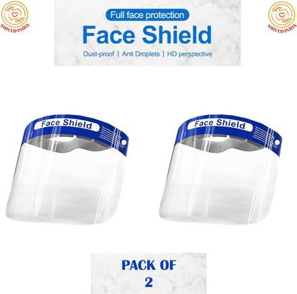 Safety Full Face Shield Kids Reusable Washable Protection Cover Face Mask Packs