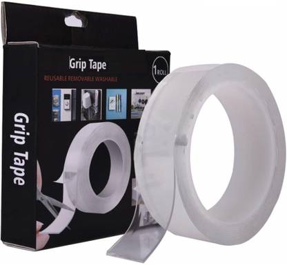 Seahaven 3 Meter Double Sided Adhesive Silicon Tape Transparent Adhesive Heavy Duty Heat Resistant Multi Functional Removable Washable Reusable Anti Slip Grip Tape 3 M Double Sided Tape Price In India Buy Seahaven 3