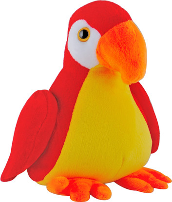 parrot soft toy