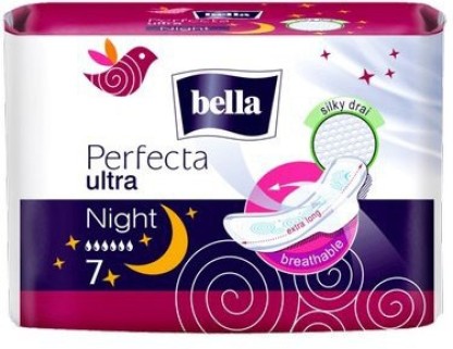 Bella Perfecta Ultra Blue Mega Pack Sanitary Pads Pack of 4 Packs of 32 