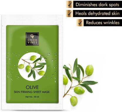 Good Vibes Skin Firming Sheet Mask Olive Price In India Buy Good Vibes Skin Firming Sheet Mask Olive Online In India Reviews Ratings Features Flipkart Com The packaging is very nice it made me feel excited to use it. flipkart