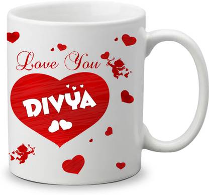Gifts Zone Love You Divya Name, Best Gifts for Birthday/Anniversary-MGZ-377  Ceramic Coffee Mug Price in India - Buy Gifts Zone Love You Divya Name,  Best Gifts for Birthday/Anniversary-MGZ-377 Ceramic Coffee Mug online
