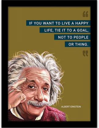 Albert Einstein Quotes Wall Frame Albert Einstein Motivational Quotes Wall Poster Motivational Quotes Frame