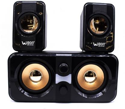Buy Ubon Cp 026 2 1 Computer Speaker Black 5 W Laptop Desktop Speaker Online From Flipkart Com