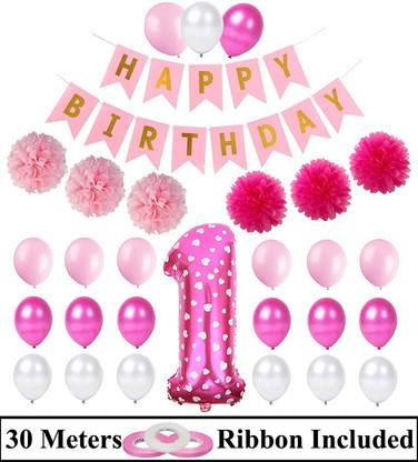 1st birthday decor for baby girl