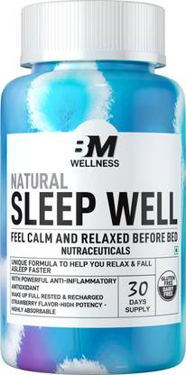bigmuscles nutrition sleep well tablets 800mg 30 days supply helps you fall asleep faster