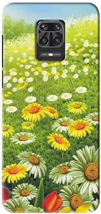 NDCOM Back Cover for Redmi Note 9 Pro Max Flowers Garden Printed