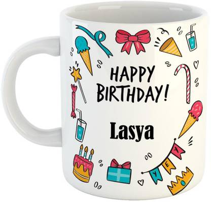 Furnish Fantasy Best Gift For Birthday Name Lasya Ceramic Coffee Mug Price In India Buy Furnish Fantasy Best Gift For Birthday Name Lasya Ceramic Coffee Mug Online At Flipkart Com