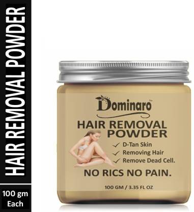 Dominaro 100 % Pure Hair Removal Powder Three in one Use For Powder D-Tan  Skin, Removing Hair , Remove Dead cell 100 gm Cream - Price in India, Buy  Dominaro 100 %