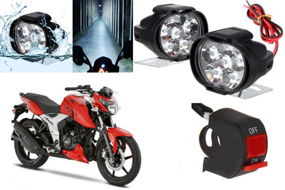 SHOP4U 6 LED Light for TVS Apache RTR 