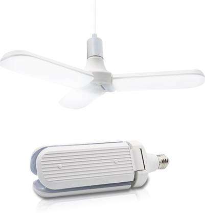Pick Ur Needs B22 Foldable Light 45w Three Me Ceiling Lights Ac95 Leaf Fan Blade Led Bulb Super Bright Angle Adjustable Ho265v Cool White Pendants Lamp In India Cool White Light Pendants Ceiling Lamp, White Leaf Ceiling Fan With Light