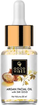 GOOD VIBES Argan Facial Oil with 24K Gold - Price in India, Buy GOOD VIBES  Argan Facial Oil with 24K Gold Online In India, Reviews, Ratings & Features  