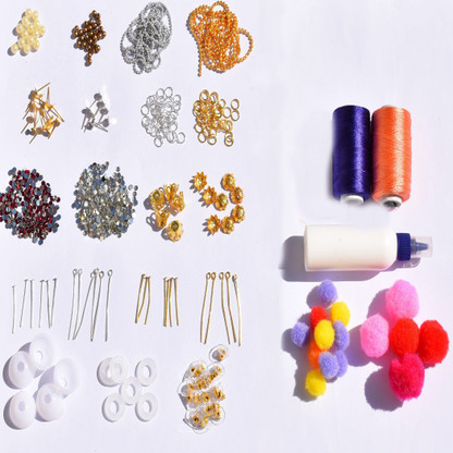 silk thread jewellery making kit flipkart