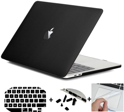 Black Se7enline 2020 MacBook Pro 13 inch Case Plastic Hard Shell Laptop Cover for MacBook Pro 13-inch New Model A2251/A2289 with Touch Bar with Sleeve Dust Plug Keyboard Cover Screen Protector 
