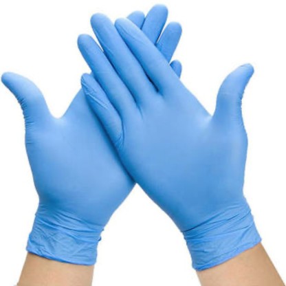 Powder-free Acid-proof Disposable Nitrile Gloves Linen Finger Non-slip Food-grade Nitrile Gloves 100 Pcs 