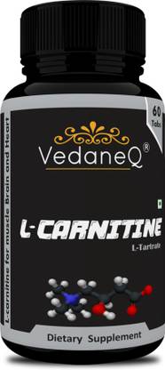 vedaneq l carnitine l tartrate 1000 mg for muscle brain heart fat burner supplements