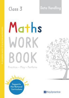 Key2Practice Class 3 Maths Workbook 12 (Data Handling) Mathematics summer  vacation Activity workbook [Workbook] Indu Jain and Trishla Learning System  ...