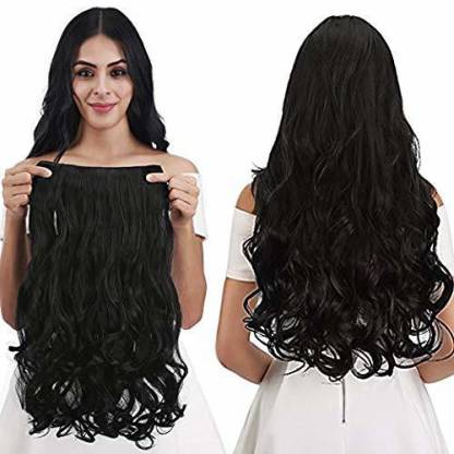 Chronex 5 Clips Based Light Weight Curly/Wavy Extension for Women (Natural  Black) Hair Extension Price in India - Buy Chronex 5 Clips Based Light  Weight Curly/Wavy Extension for Women (Natural Black) Hair