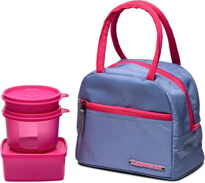 tapperhed hage Betydning Tupperware TP-860-T187 Plastic Best Lunch (Including Bag) With Two Bowls,  One Tumbler And One Square Box All (Purple) | idusem.idu.edu.tr
