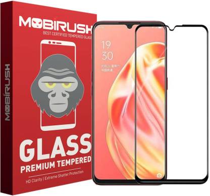 MOBIRUSH Edge To Edge Tempered Glass for Oppo F15
