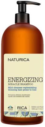 Naturica Energizing Miracle Shampoo (Color Save) by Rica, Italy – for Hair  Prone to Loss- Unisex- No
