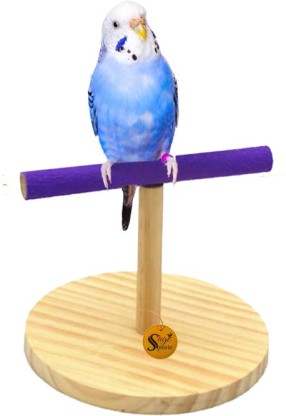 Bird Wooden Cage Perch Parrot Scratching Wood Stick Jumping Standing for Finches 