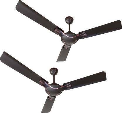 ACTIVA COROLLA SMOKE PACK OF 2 1200 mm Energy Saving 3 Blade Ceiling Fan  (multicolor, Pack of 2) at Rs. 1399