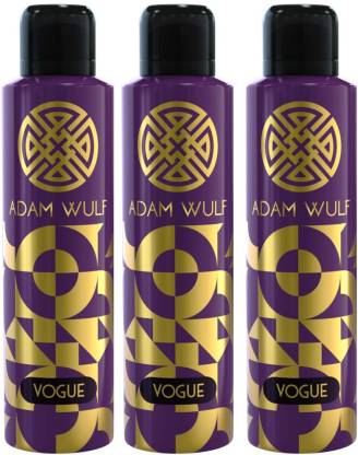 Beweren atoom tandarts Adam Wulf Vogue Deo 150ml*3pc V03 Deodorant Spray - For Men & Women - Price  in India, Buy Adam Wulf Vogue Deo 150ml*3pc V03 Deodorant Spray - For Men &  Women Online