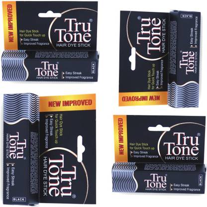 TruTone Hair Dye Stick (Pack of 4) , Black - Price in India, Buy TruTone Hair  Dye Stick (Pack of 4) , Black Online In India, Reviews, Ratings & Features  