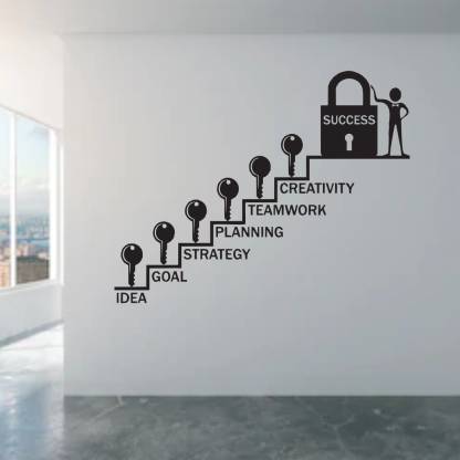 Crystalsign Success Wall Art Decals For Office In India At Flipkart Com - Wall Art Decals For Office
