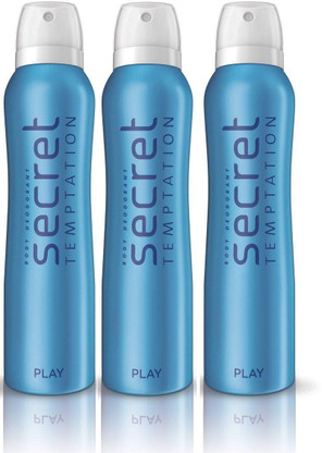secret temptation play deodorant spray