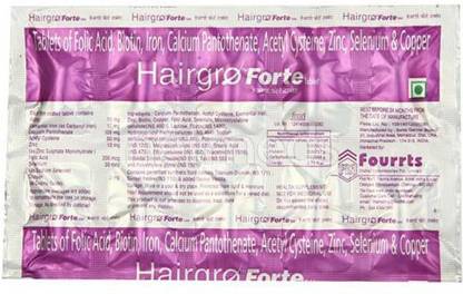 fourrts hairgro forte tablet 10 s