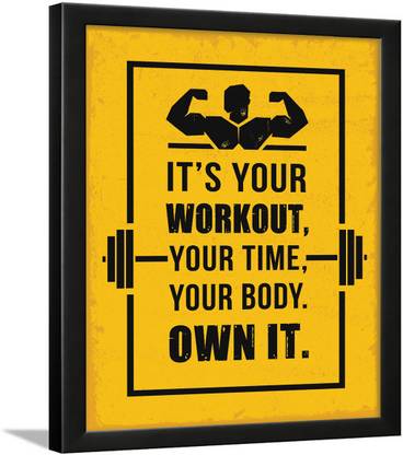 Gym Framed Poster Gym Posters With Frame Framed Gym Motivational Quotes Gym Motivational Posters With Frame