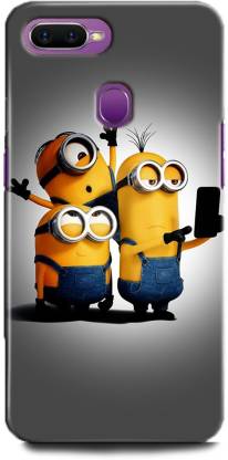 WallCraft Back Cover for OPPO A7, CPH1901 MINIONS, FUNNY MINIONS, COMIC,  MOVIE, CARTOON - WallCraft : 