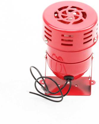 Hari Enterprise New Ac 2v 110v Dc 24v 12v 110db Red Mini Metal Motor Siren Industrial Alarm Sound Electrical Guard Against Theft Ms 190 Dc 24v Door Door Window Alarm Price In India