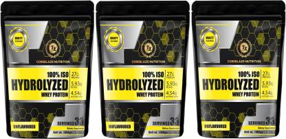 Coreblaze Nutrition 100% ISO Whey Protein Hydrolyzed(90.5%) Weight- 3 kg / 2.2 lbs Whey Protein