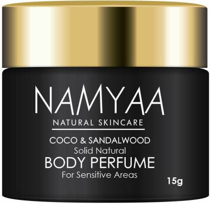 Namyaa Solid Natural Body Perfume for Sensitive Areas- Underarms, Neck