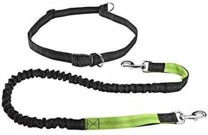 Medium Training Running Walking Durable. Hands Free Dog Leash Retracable Dogs Leash Set Adjustable Waist Belt for Small Lake Blue 
