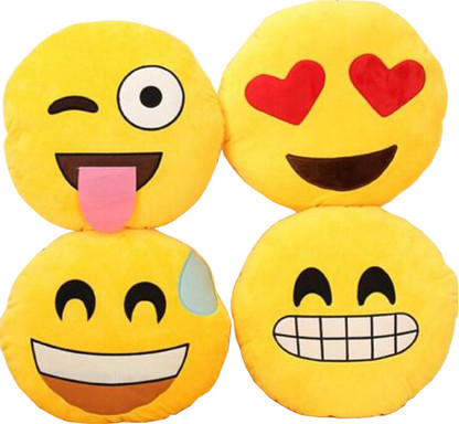 smiley cushions set