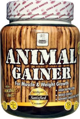 Animal Booster Nutrition Animal Gainer 1kg Weight Gainers/Mass Gainers  Price in India - Buy Animal Booster Nutrition Animal Gainer 1kg Weight  Gainers/Mass Gainers online at 